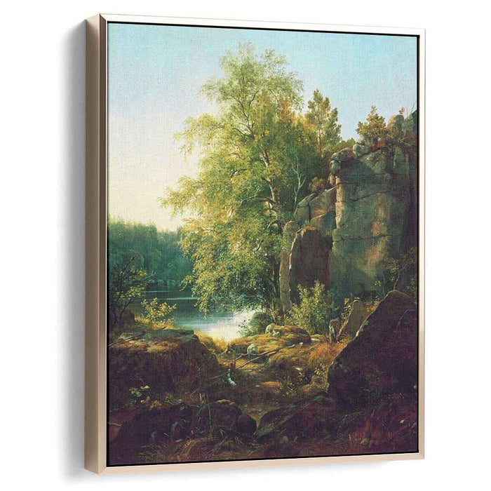 View on the Island of Valaam (1858) by Ivan Shishkin