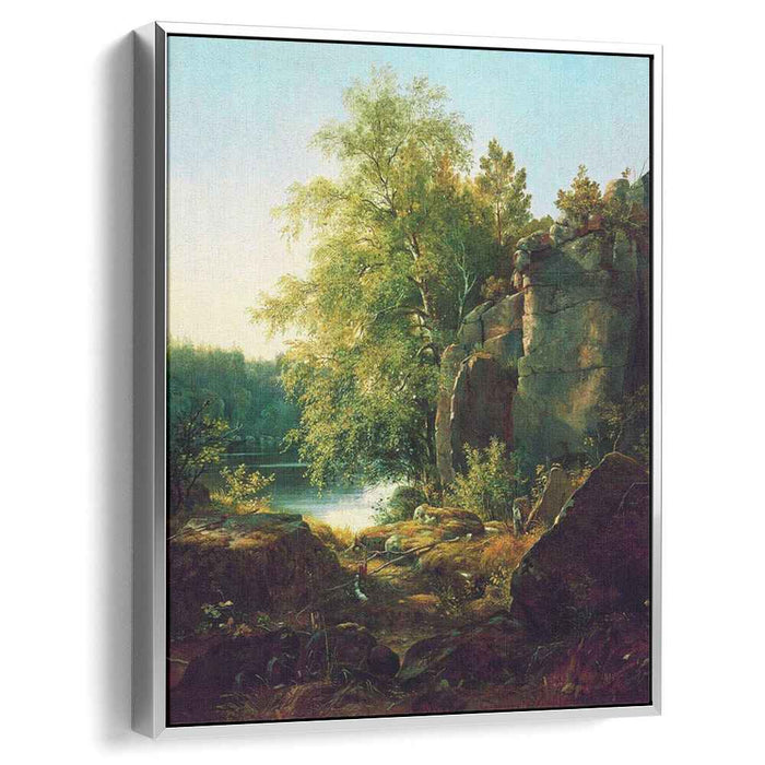 View on the Island of Valaam (1858) by Ivan Shishkin