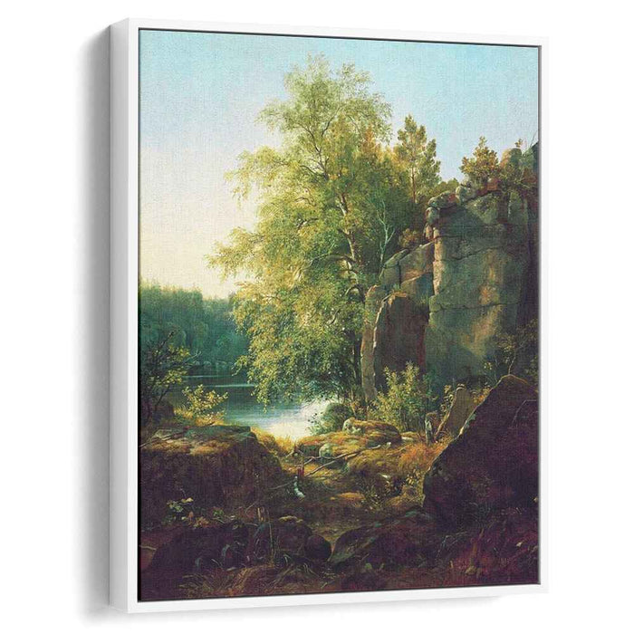 View on the Island of Valaam (1858) by Ivan Shishkin