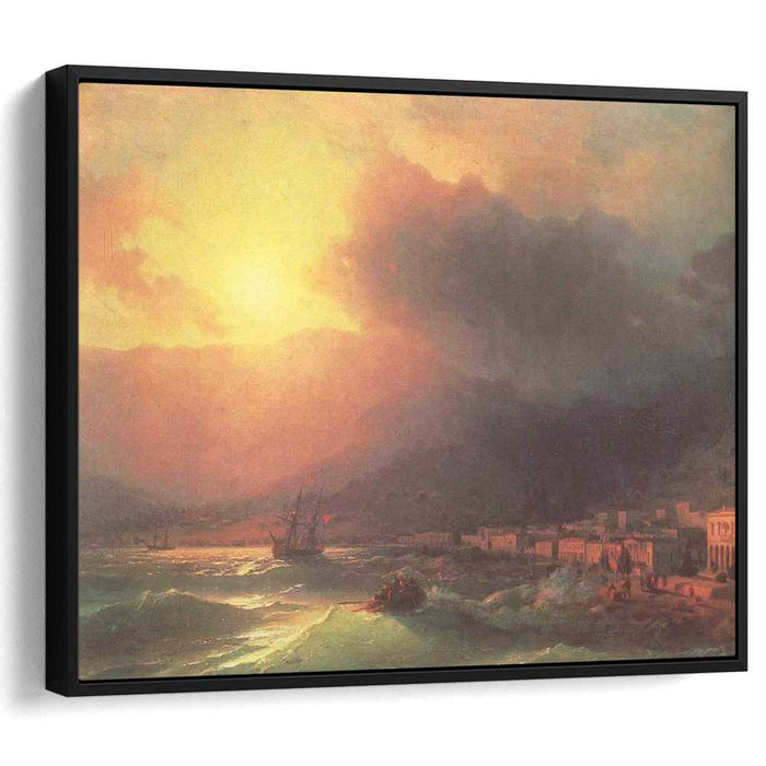 View of Yalta in evening (1870) by Ivan Aivazovsky