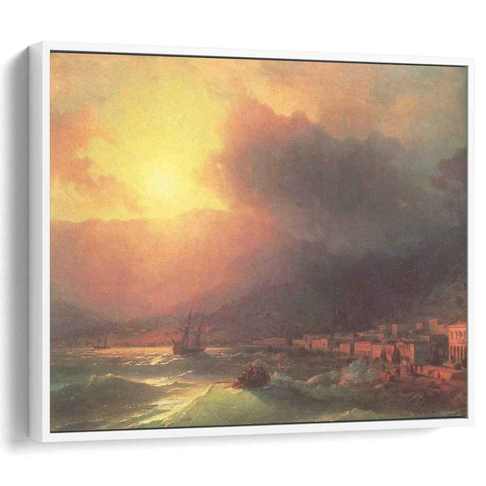 View of Yalta in evening (1870) by Ivan Aivazovsky