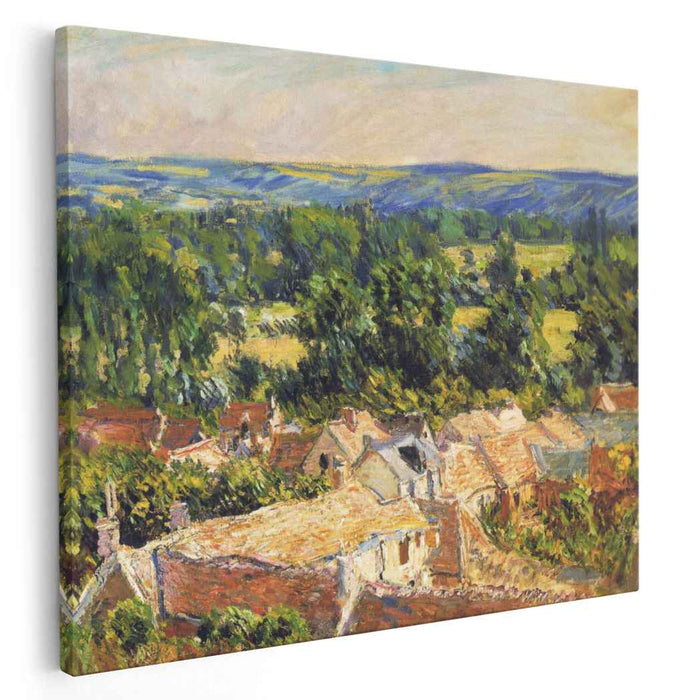 View on village of Giverny (1886) by Claude Monet
