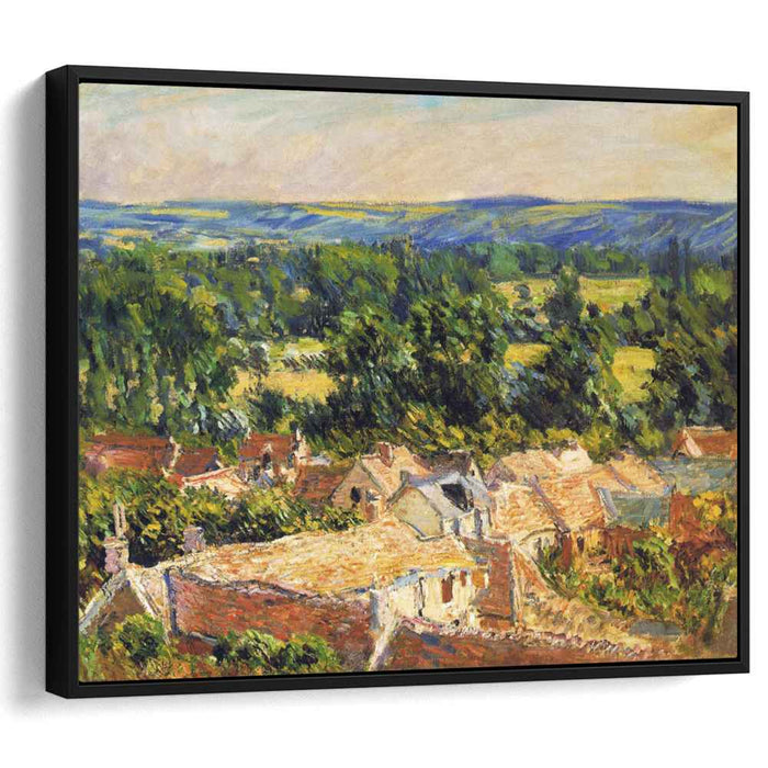 View on village of Giverny (1886) by Claude Monet