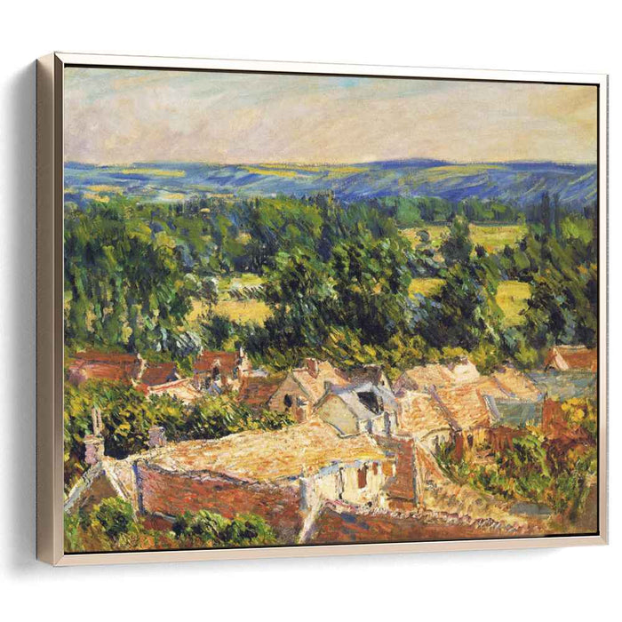 View on village of Giverny (1886) by Claude Monet