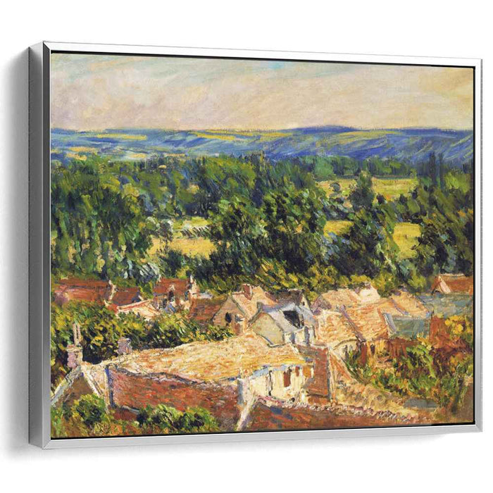 View on village of Giverny (1886) by Claude Monet