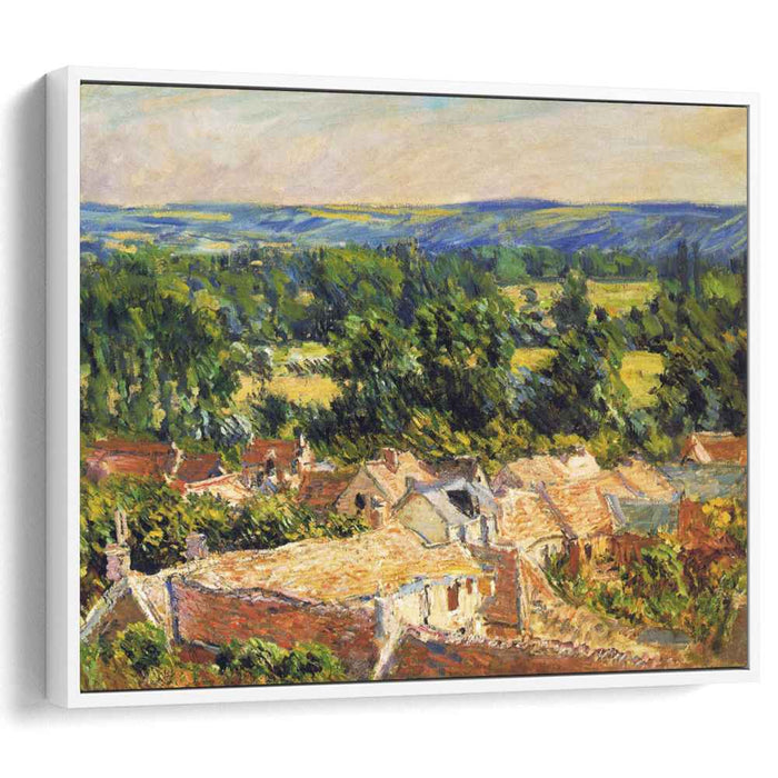 View on village of Giverny (1886) by Claude Monet
