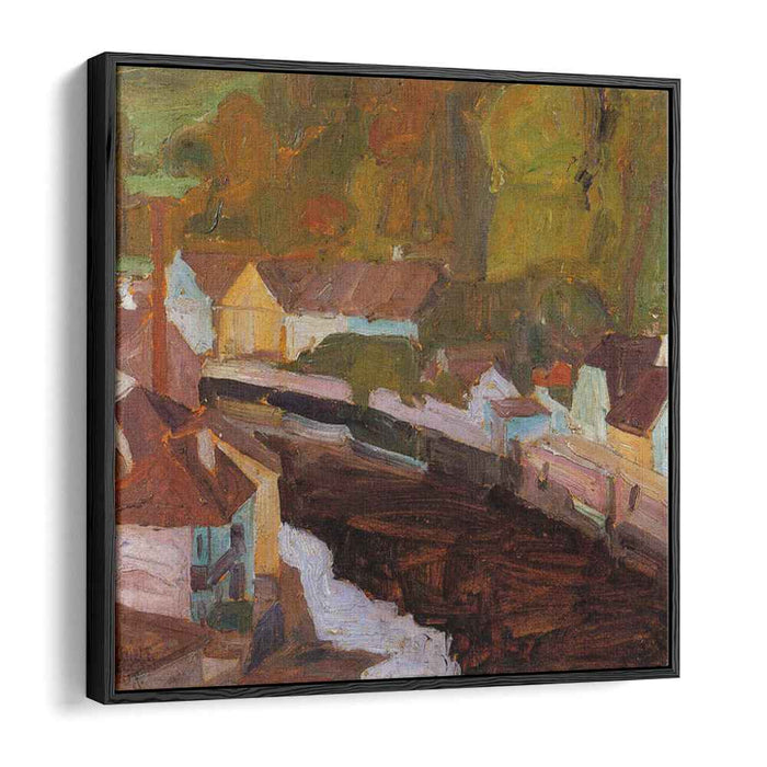 Village by the River (1908) by Egon Schiele
