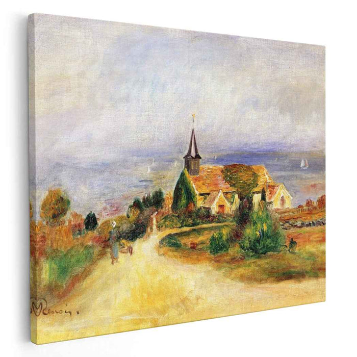 Village by the Sea (1889) by Pierre-Auguste Renoir