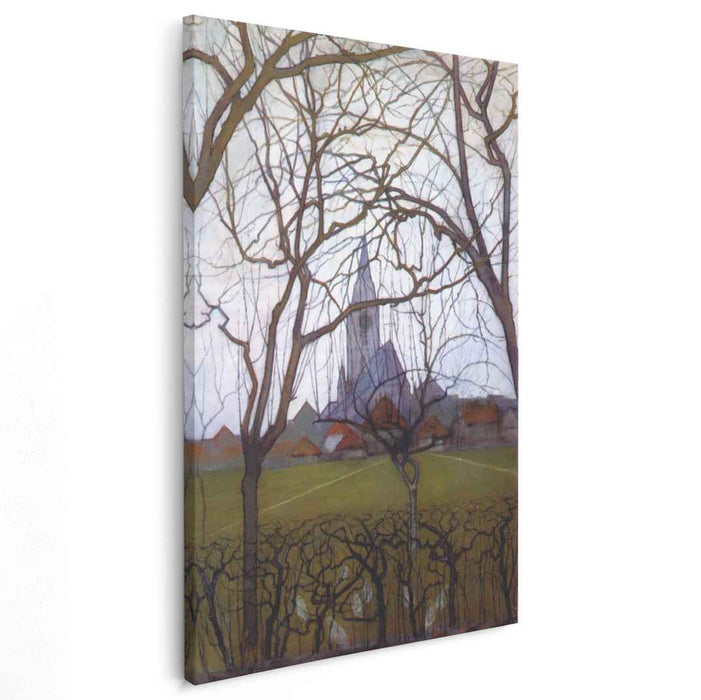 Village Church (1898) by Piet Mondrian