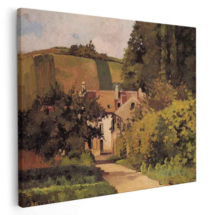 Village Church (1868) by Camille Pissarro