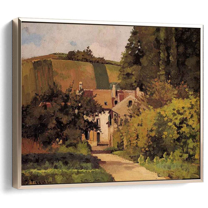 Village Church (1868) by Camille Pissarro