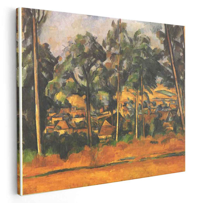 Village in the Provence (1885) by Paul Cezanne