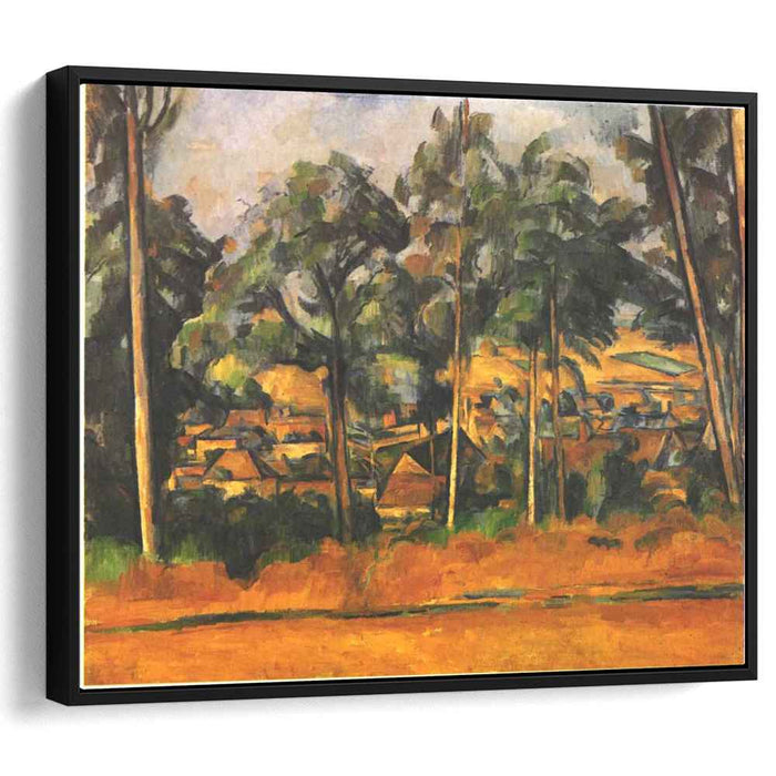 Village in the Provence (1885) by Paul Cezanne