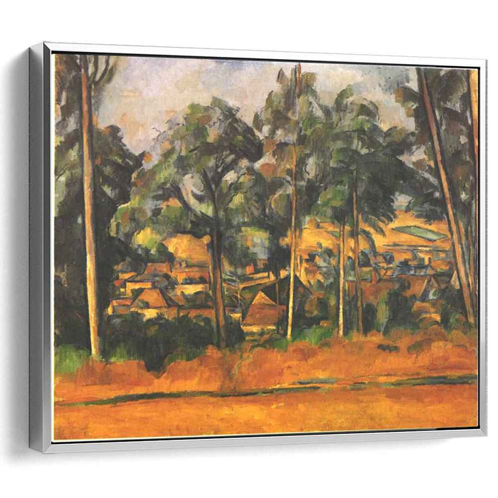 Village in the Provence (1885) by Paul Cezanne