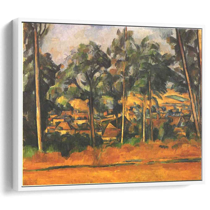 Village in the Provence (1885) by Paul Cezanne