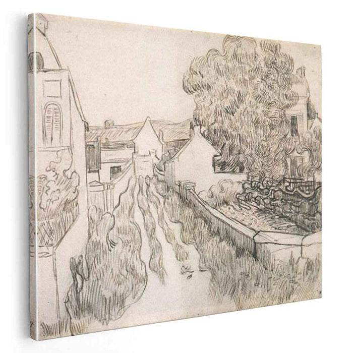 Village Street (1890) by Vincent van Gogh