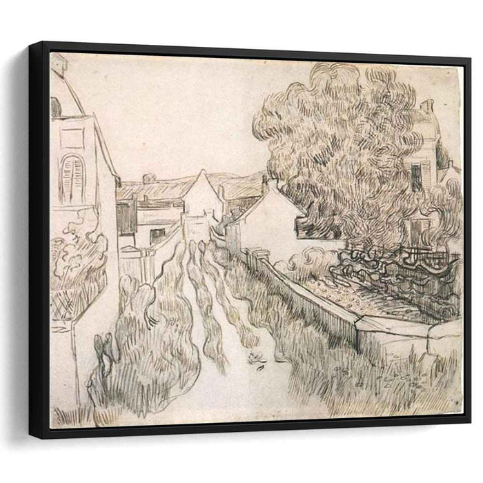 Village Street (1890) by Vincent van Gogh