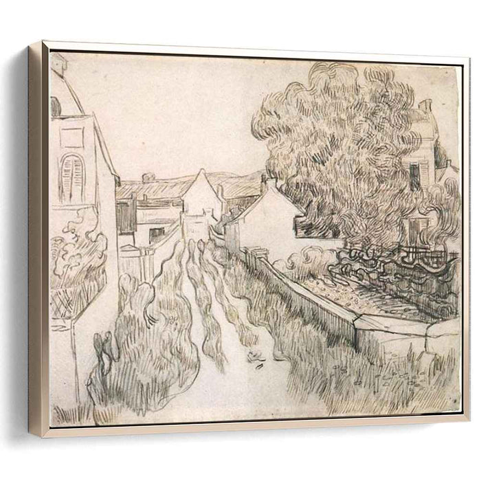 Village Street (1890) by Vincent van Gogh