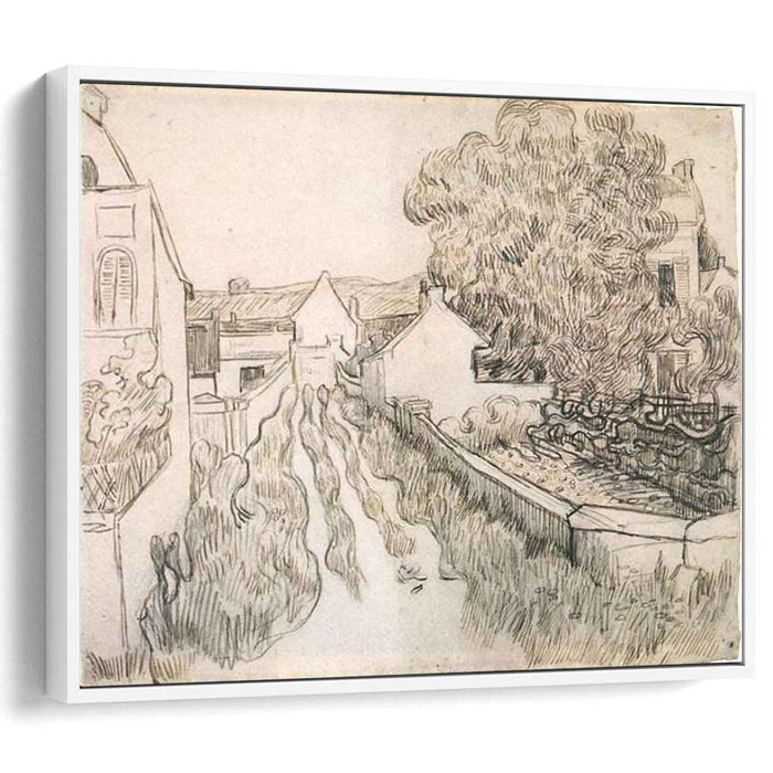 Village Street (1890) by Vincent van Gogh