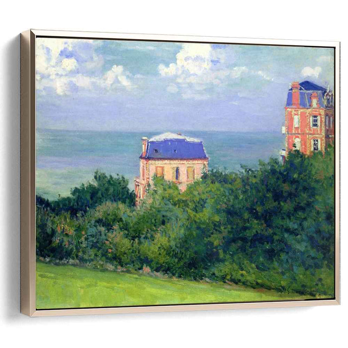 Villas at Villers sur Mer (1880) by Gustave Caillebotte