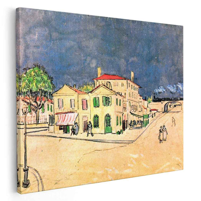 Vincent's House in Arles (The Yellow House) (1888) by Vincent van Gogh