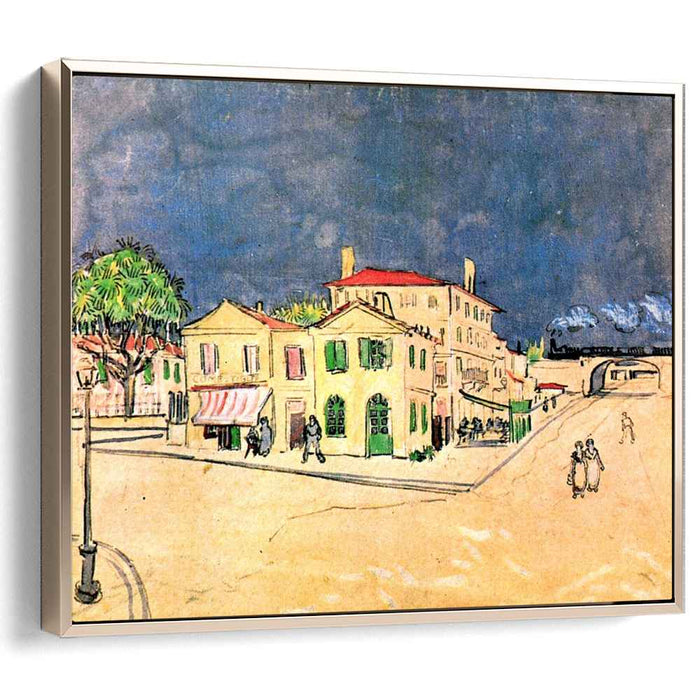 Vincent's House in Arles (The Yellow House) (1888) by Vincent van Gogh