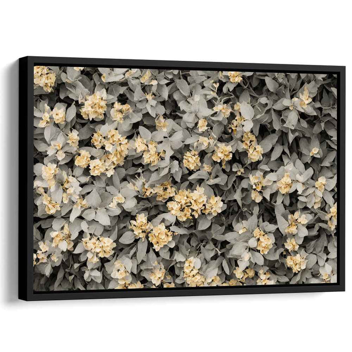 Gentle Whispers: Monochrome Floral Harmony