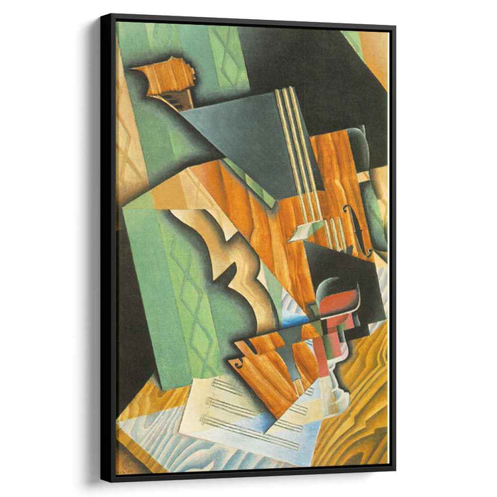Violin and glass (1915) by Juan Gris