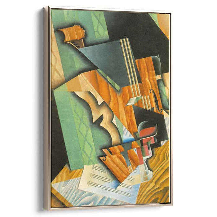 Violin and glass (1915) by Juan Gris