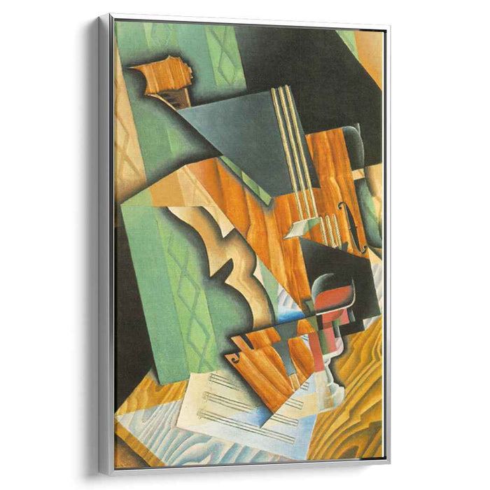 Violin and glass (1915) by Juan Gris