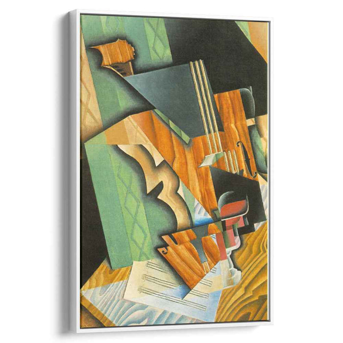 Violin and glass (1915) by Juan Gris