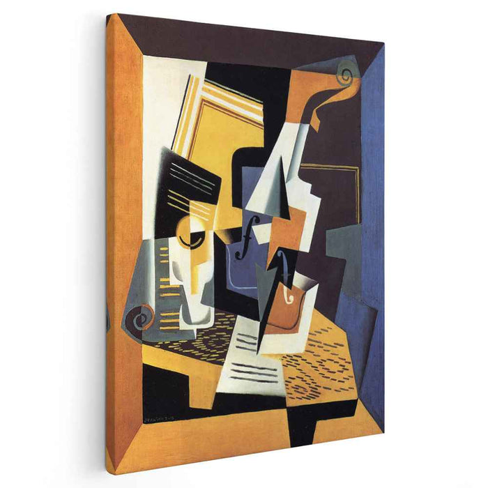 Violin and Glass (1918) by Juan Gris