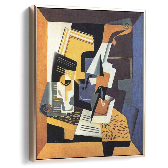 Violin and Glass (1918) by Juan Gris