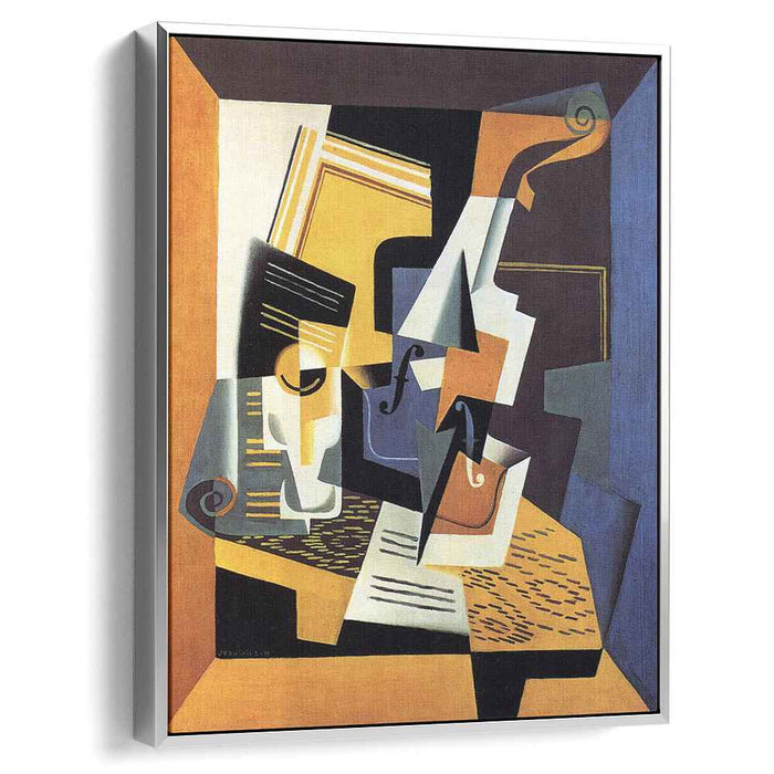 Violin and Glass (1918) by Juan Gris