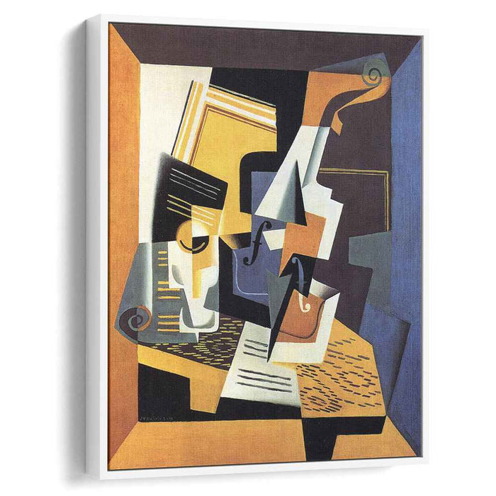 Violin and Glass (1918) by Juan Gris