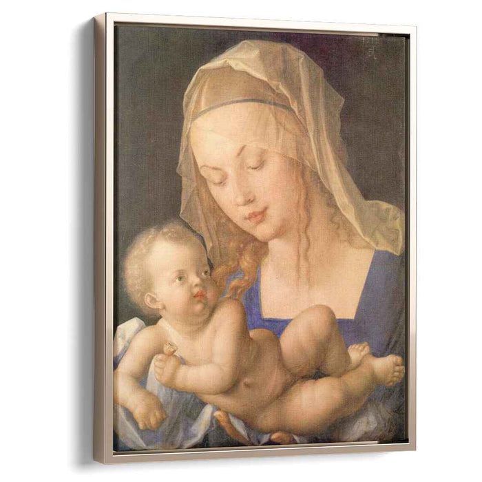 Virgin and child holding a half eaten pear (1512) by Albrecht Durer