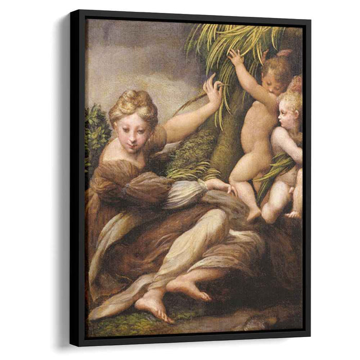 Virgin and Child with an Angel (1523) by Parmigianino