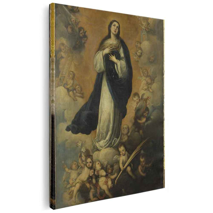 Virgin glorious by Bartolome Esteban Murillo