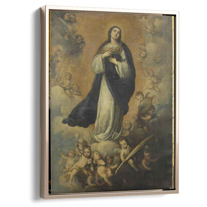 Virgin glorious by Bartolome Esteban Murillo