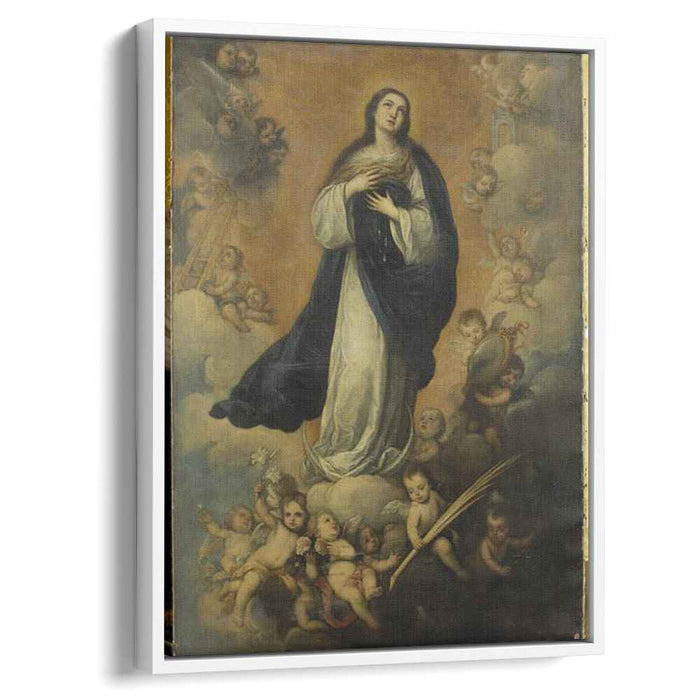 Virgin glorious by Bartolome Esteban Murillo