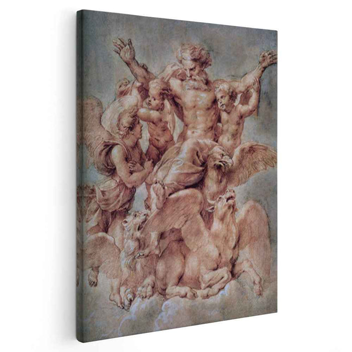 Vision of Ezekiel (1608) by Peter Paul Rubens