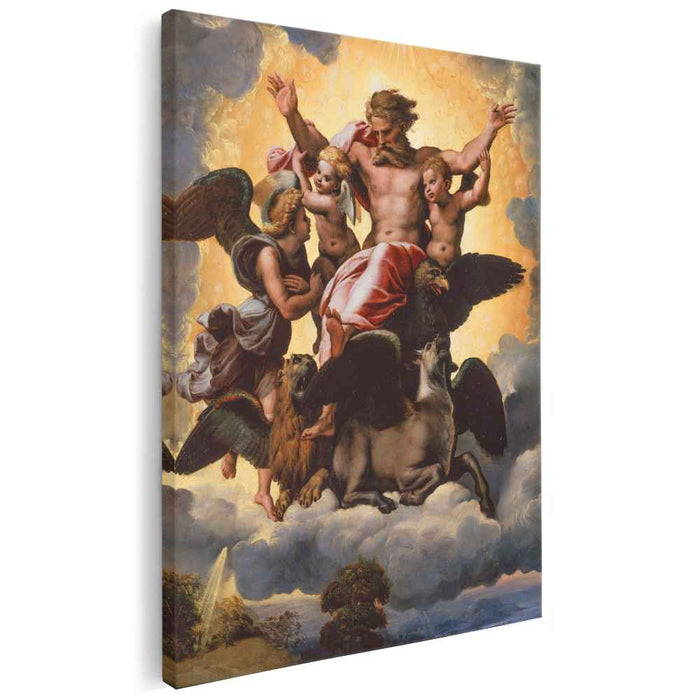 Vision of Ezekiel (1518) by Raphael