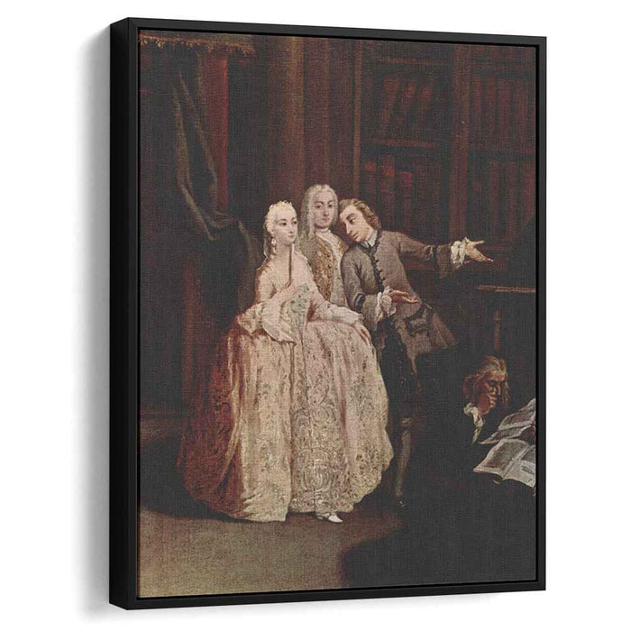 Visit to a library by Pietro Longhi