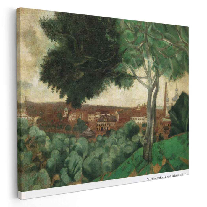 Vitebsk from mount Zadunov (1917) by Marc Chagall