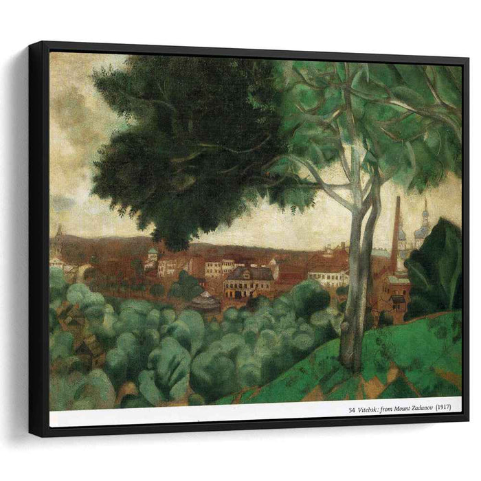 Vitebsk from mount Zadunov (1917) by Marc Chagall