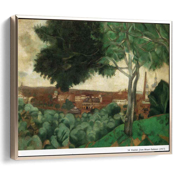 Vitebsk from mount Zadunov (1917) by Marc Chagall