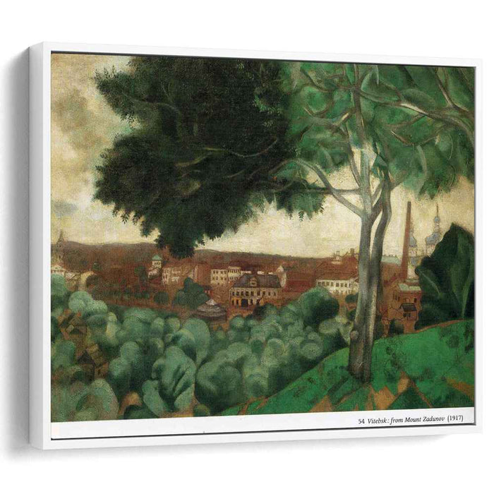 Vitebsk from mount Zadunov (1917) by Marc Chagall