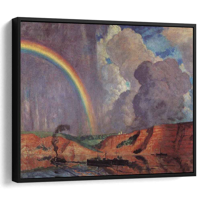 Volga. Rainbow (1925) by Boris Kustodiev