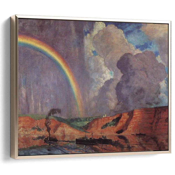 Volga. Rainbow (1925) by Boris Kustodiev