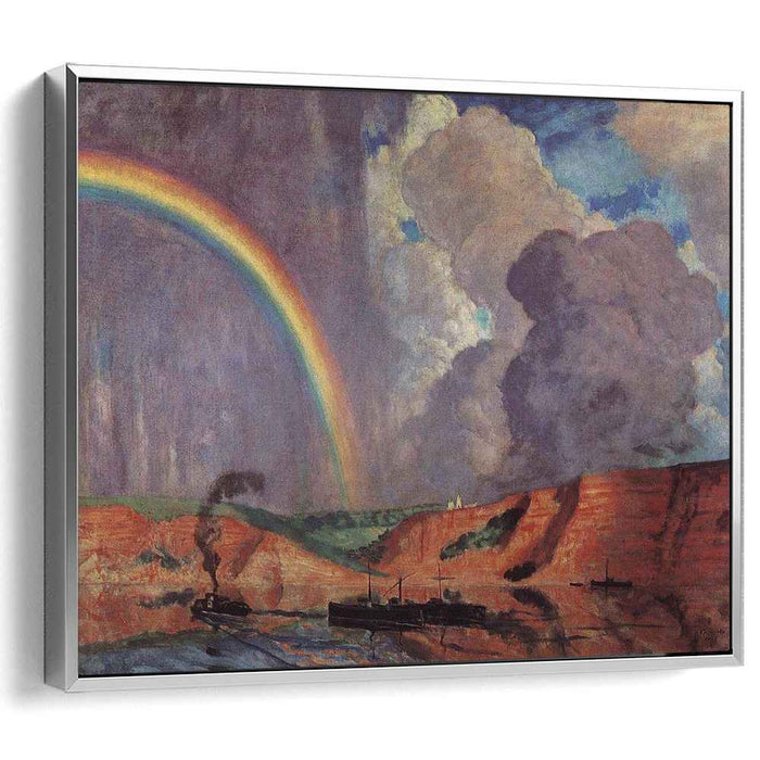 Volga. Rainbow (1925) by Boris Kustodiev